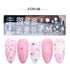 Winter Wonderland Nail Art Stamping Plate with Snowflake, Butterfly, and Rose Leaf Designs - Perfect for DIY Christmas Nail Polish Printing Template Tool