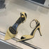 Pointed Toe Ankle Strap Gladiator Heels For Women Sandal