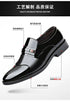 Fashionable PU Leather Slip On Formal Shoes for Men Elegant Business Casual Footwear