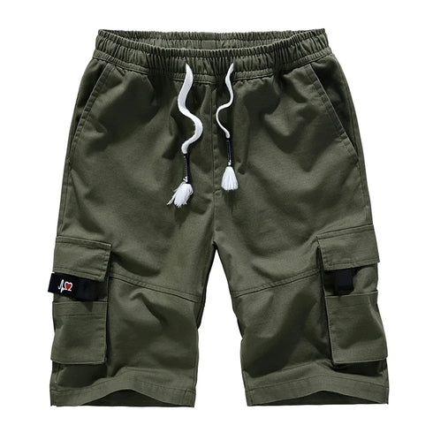 Men's Cargo Shorts Combat Plus Big Size Capris for Summer