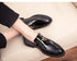 Elegant Men's Pointed Toe Dress Shoes – Luxurious Patent Leather Oxfords for Wedding and Party Occasions, Perfect for Office & Career Events