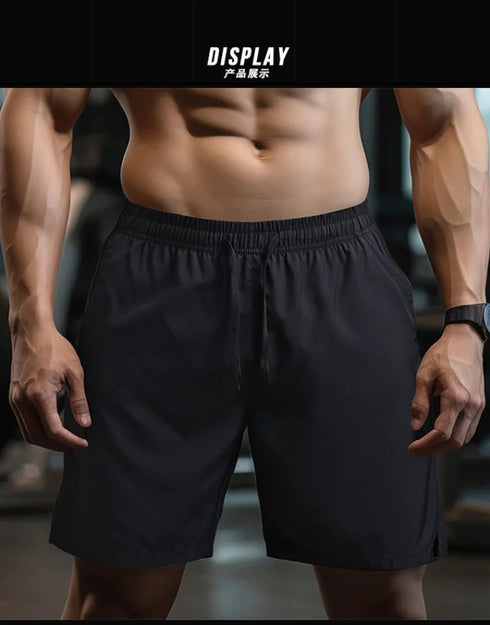 UETEEY Men Hot Shorts Quick-Drying Fitness Gym Wear