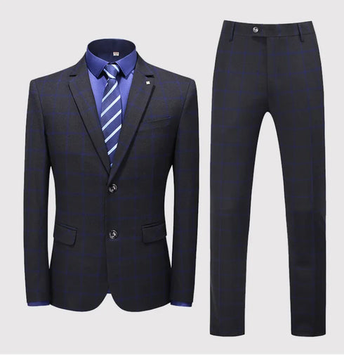 Men's Business Casual Suit Set Blazer Vest Pants Fashionable Slim Fit for Weddings and Work