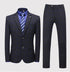 Men's Business Casual Suit Set Blazer Vest Pants Fashionable Slim Fit for Weddings and Work