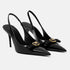 French Temperament Bow Pointed Toe Thin Heels For Women