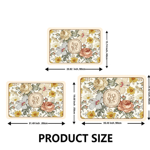 Luxury Bath Mats Anti Slip Shower Foot Mat Super Absorbent Quick Dry Floor Mat Toilet Rug