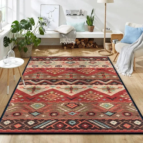 Moroccan Luxury Rug for Living Room and Bedroom Easy Clean Non Slip Decor