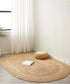 Hand-Woven Jute Carpet for Living Room Multi-Scene Use Double-Sided Entrance Mat