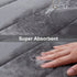 Absorbent Non-Slip Bath Mat Soft Memory Foam Bathroom Rug Machine Washable Foot Mat
