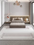 Artistic Luxury Large Living Room Carpet Comfortable Soft Bedroom Rug Minimalist Design