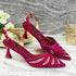 Venus Chan Shoes and Bag Set for Women's Party Heels