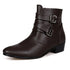 Stylish Men's Leather Chelsea Boots for Winter Business Wear