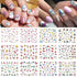 Animal Print Water Nail Decals - Cow and Leopard Designs for Stunning Winter Manicure - 12 Unique Patterns for Creative Nail Art