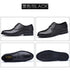 Elegant Men's Black Leather Oxfords for Formal Occasions - Perfect Wedding, Party, Office, and Business Shoes for Men