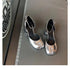 Chic Women's Tabi Ninja Mary Jane Pumps with Round Split Toe Design - Stylish Thick Heel Sandals for Spring and Autumn