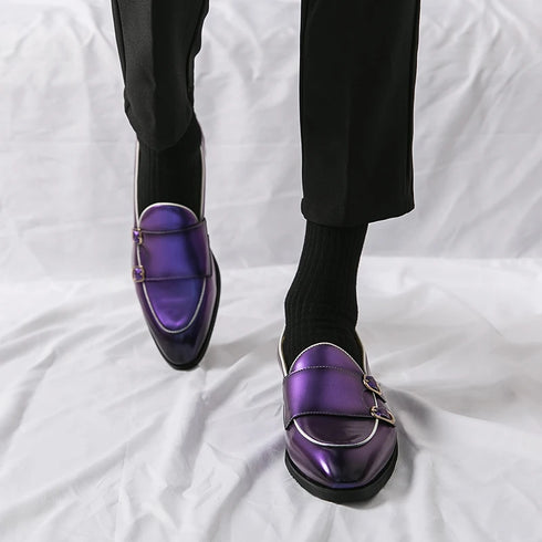 Elegant Men's Leather Loafers with Tassel Design - Comfortable Slip-On Moccasin Shoes for Formal Business and Casual Occasions, Available in Big Sizes 38-48