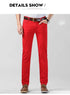 Men's Colorful Denim Stretch Comfortable Jeans for Casual Business Wear