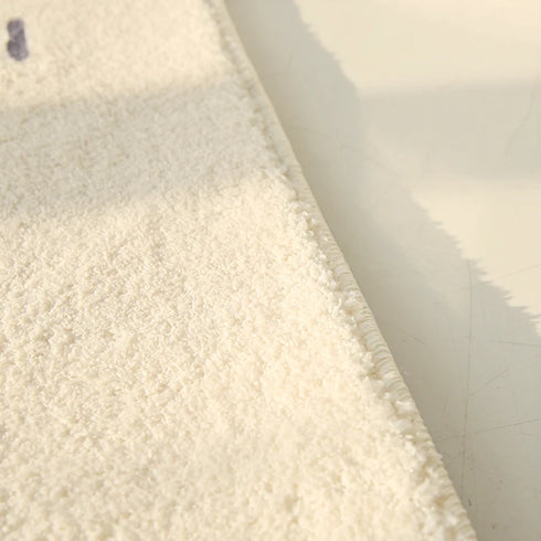Cream Style Rugs for Bedroom Thick Washable Lounge Floor Mat Plush Carpet Soft Rug