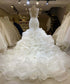 Customized Plus Size Wedding Dresses with Lace Up Back and Floor Length Design