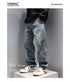Ripped Jeans Baggy Straight Fit Denim Pants Mens Jeans Streetwear Hip Hop