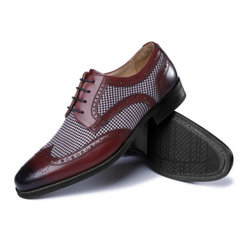 Stylish Men's Formal Oxford Shoes for Office, Business, and Special Occasions - Breathable Party and Wedding Flats in Plus Size 48