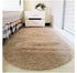 Oval Plush Rugs for Bedroom and Living Room Decor Non Slip Furry Carpet Hand Washable
