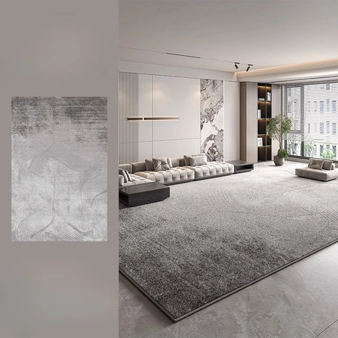 Modern Style Plush Carpet Large Area Rug Thick Washable Lounge Floor Mat Fluffy Soft Home Decor