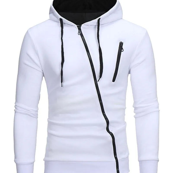 Men's Casual Sports Hooded Jackets - Stylish Daily Outwear with Zipper and Pockets for All Seasons