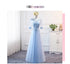 Prom Dress Elegant Floor-Length Tulle Gown With Appliques For Bridesmaid Dress Ideal For Banquet And Formal Event
