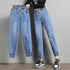 High Waist Denim Harlan Pants for Women Casual Ankle Length