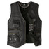 Men's Genuine Cowhide Leather Vest - Slim Fit Multi Pocket Zipper Waistcoat for Spring and Autumn Casual Wear