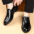 Luxury Men's Casual Loafers Leather Business Wedding Shoes Slip-on Office Formal Footwear