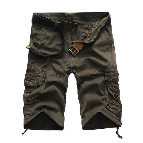 Summer Cargo Shorts Men Cool Camouflage Casual Pants Camo