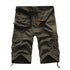 Summer Cargo Shorts Men Cool Camouflage Casual Pants Camo
