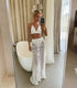 Sexy 3Pcs Bikini Sets Swimwear For Women Push Up Brazilian Biquini Linen Set