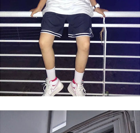 Men's Fitness Sports Shorts Gym Breathable Quick Dry Pants