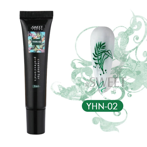 8ml Black Nail Stamping Gel Polish for Stunning Manicure Art with White Gold Transfer Gel, Perfect for UV Soak Off Varnish and Nail Art Stamping Plate Tools