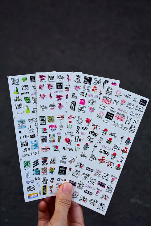 12 Floral Patterns Summer Nail Water Decals - Daffodils, Lilies, and Tulips for Stunning Nail Art Transfers and DIY Manicure Accessories