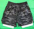 Men's Gym Shorts Camo 2 in 1 Performance Fitness Shorts Summer