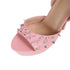Sexy Peep Toe Platform Sandals Rivet Buckle Strappy Heels