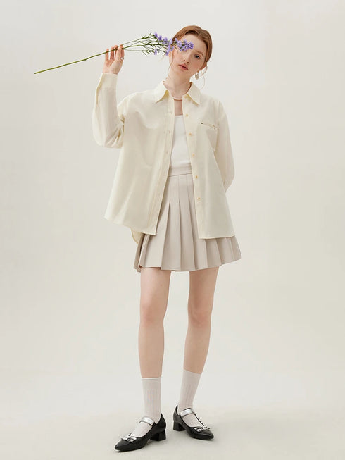Elegant Women's Blazer Suit Jacket Set for Office Ladies - Formal Vest and Skirt Ensemble for Spring/Summer 24FS11075