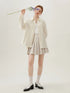 Elegant Women's Blazer Suit Jacket Set for Office Ladies - Formal Vest and Skirt Ensemble for Spring/Summer 24FS11075