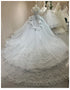 Exquisite Off Shoulder Wedding Dress with Beading and Lace Embellishments for Elegant Bridal Dress