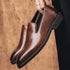 Business Formal Slip-On Leather Shoes for Men Dress Fashion Oxford Moccasins