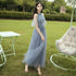 Elegant Off Shoulder Tulle A Line Dress Bridesmaid Dress With Appliques Lace Up Bridal Gown