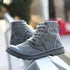 Men's Casual Canvas Ankle Boots - Stylish High Top Footwear for Autumn and Winter