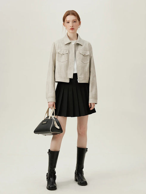 Elegant Women's Blazer Suit Jacket Set for Office Ladies - Formal Vest and Skirt Ensemble for Spring/Summer 24FS11075