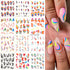 Animal Print Water Nail Decals - Cow and Leopard Designs for Stunning Winter Manicure - 12 Unique Patterns for Creative Nail Art