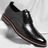 Handmade Soft Oxford Shoes for Men Casual Business Derby Footwear