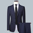 Elegant Men's 3-Piece Suit Set - Blazer, Waistcoat & Trousers for Business, Weddings, and Job Interviews - Slim Fit Smart Casual Attire for Every Season